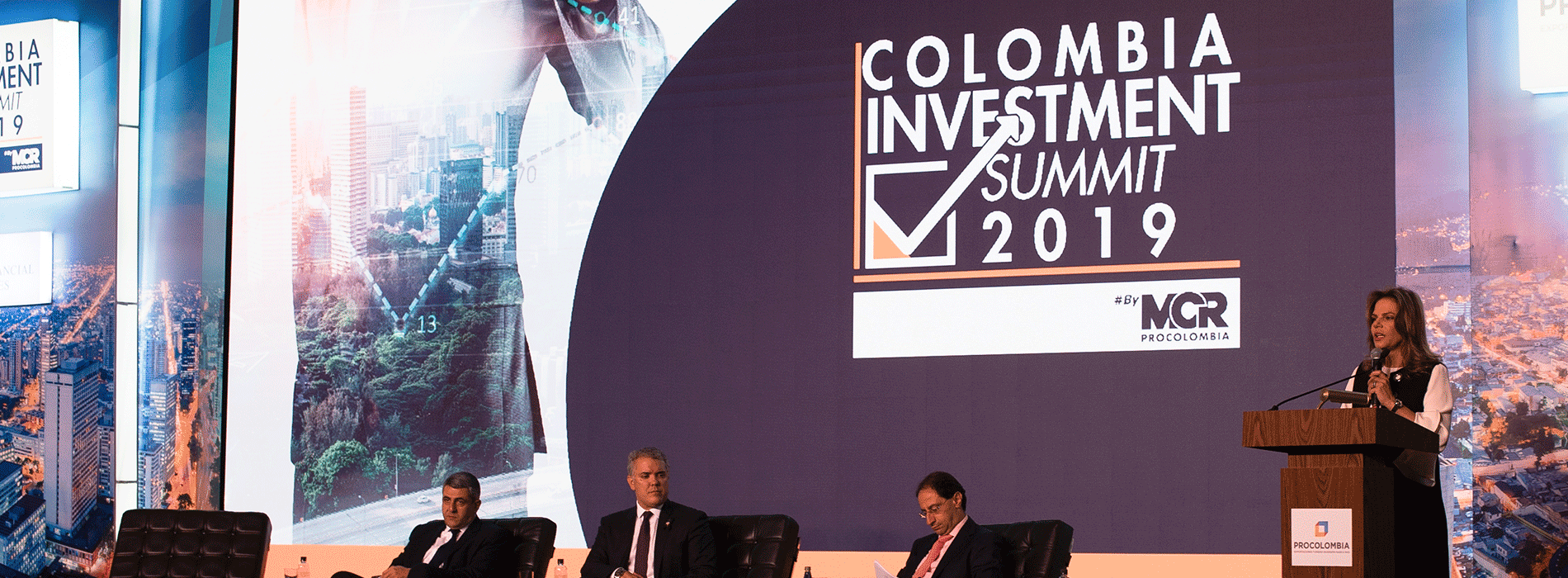 Over 550 investors from around the world will meet at the Colombia investment summit